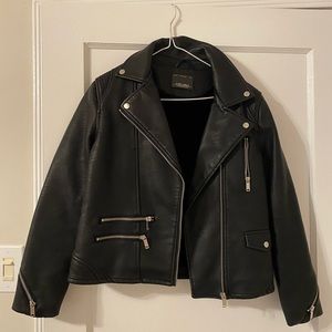 Zara leather jacket
